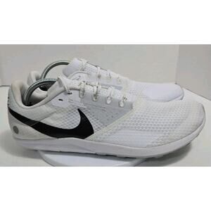 Nike Zoom Rival Waffle 6 Mens White Black Running Racing Sneakers Size 12.